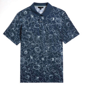 Chemises personnalisées pour hommes en sublimation, 100% coton tricoté, respirantes, anti-rides, séchage rapide, manches courtes, couleur unie, décontractées - Product Image 5