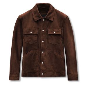 Chaqueta de Cuero para Hombre, Prenda Exterior de Alta Moda, Chaqueta de Invierno de Primera Calidad para Hombre, Estilo Elegante, Chaqueta de Cuero Duradera y Cómoda - Product Image 5