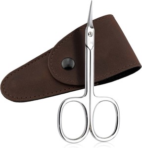 Professional Stainless Steel Curved <b>Cuticle</b> <b>Scissors</b> | Manicure Nail <b>Scissors</b> | Precision Beauty Grooming Tool fine tip <b>scissors</b> - Product Image 6