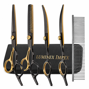 Ciseaux professionnels pour toilettage des animaux, pour couper les poils des animaux, ciseaux de toilettage pour une coupe lisse et facile, professionnels - Product Image 1