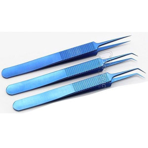 Pinces à bec effilé professionnelles en acier de haute qualité pour la transplantation capillaire FUE, kit d'instruments médicaux CE - Product Image 2