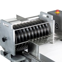 Machine de découpe industrielle automatique de bloc de poisson de viande de bœuf de porc de poulet de canard de volaille