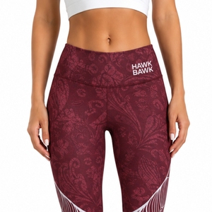 Leggings de yoga imprimés personnalisés pour femmes, taille haute, tissu extensible, coupe confortable, leggings de sport et vêtements de fitness pour femmes - Product Image 4