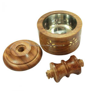 Luxury Solid Acacia Wood <b>Bakhoor</b> <b>Burner</b> Handmade New Mubhar Medkhan Finish Multipurpose Incense <b>Burner</b> for Home Office Decor - Product Image 3