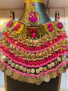 Special Afghan Women's Jewelry <b>Set</b> <b>Crystal</b> Rhinestone Trendy Dangling Ornaments Stainless Steel Craftsmanship for Party Islamic - Product Image 3