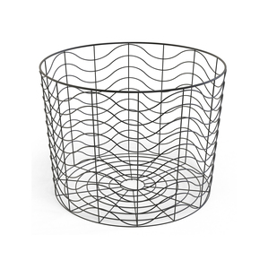 Iron <b>Wire</b> <b>Storage</b> <b>Basket</b> Circle Shape Multi-Purpose Neatening Organizer - Product Image 2