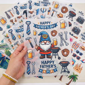 Custom for Gang Sheet Transfers Wholesale Ready to Press Eco-Friendly Soft Touch Heat Transfer Film Cartoon Elastic for T-Shirts - Product Image 1