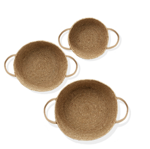 Macetas de Almacenamiento de Hierba Natural Estilo Retro, Hechas a Mano en Vietnam, con Asas, Tejidas y Talladas a Mano, Ecológicas, Duraderas, para Exteriores, 24L - Product Image 4