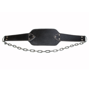 Professional Dipping <b>Belt</b> for Weighted Pull Ups and Dips Training Wholesale Dipping <b>Belt</b> with Chain for Commercial Gym Equipment - Product Image 5