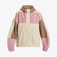 Blouson Bomber d'Hiver Personnalisé pour Femme avec Logo OEM, en Coton Tissé Lourd, Doux, Imperméable et Respirant, Style Teddy Sherpa, Collection 2026