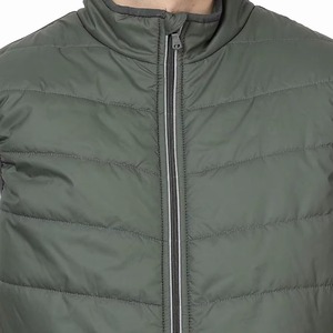 <b>Men's</b> Winter Puffer Vest Canvas <b>Lightweight</b> Stand Collar Sleeveless Waterproof Windproof Breathable Streetwear Front - Product Image 6