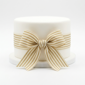 Cinta de grogrén Neelkamal de 38 mm, color blanco con rayas verticales, de poliéster, para decoración, envoltura de regalos y ribete de prendas. - Product Image 6