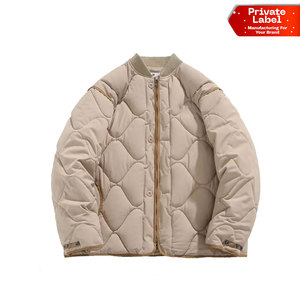Veste matelassée personnalisée entièrement sublimée, vêtements d'extérieur chauds pour l'hiver, veste matelassée personnalisée de haute qualité, imperméable, avec capuche amovible - Product Image 1