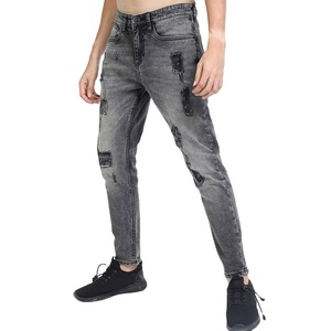 Pantalon en jean uni pour homme, très vendu, économique et de qualité, toutes saisons, fabriqué en usine, sur mesure - Product Image 3