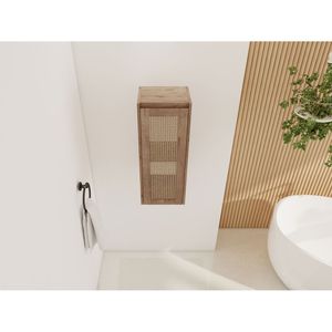 12\" Soft Close Doors Bathroom Side Cabinet with Float Mounting Design <b>Wall</b> <b>Storage</b>-KD Packing - Product Image 5