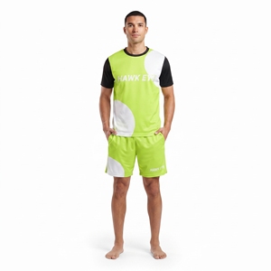 Fabricante OEM ODM, Uniforme de Fútbol para Hombre, Cuello Redondo, Manga Corta, Jersey de Fútbol de Poliéster y Pantalones Cortos, Sublimación Personalizada - Product Image 3