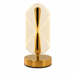Fine Quality Acrylic LED <b>Table</b> <b>Lamp</b> with Gold Metal <b>Base</b> Bedside Night Light for Modern Home Decoration <b>Lamp</b> In Best Price - Product Image 6