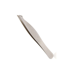 Best Selling Stainless Steel Slanted Eyebrow Tweezers Set Custom Logo Hair Removal Beauty <b>Tool</b> With Wholesale Price - Product Image 1