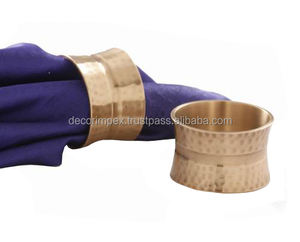 Support pour les fêtes Stockage Caractéristique Porte-serviette rond en aluminium personnalisé pour fête et mariage Décoration de table Hôtels - Product Image 2