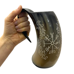 Vente en gros de cornes à boire viking en corne de buffle écologiques faites à la main, qualité supérieure FAIZA CRAFT - Product Image 6