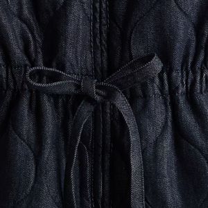 Veste en jean personnalisée pour femme, manteau décontracté à manches longues avec boutons sur le devant, idéal pour la vente au détail et en gros - Product Image 5