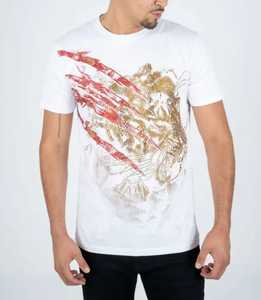 T-shirt pour homme brillant avec votre propre design, imprimé par sublimation, avec design personnalisé, t-shirt à manches courtes. - Product Image 1