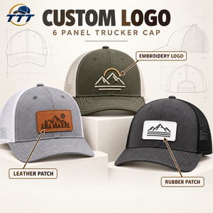 Custom 6 Panel Mesh Trucker <b>Hat</b> Embroidery Logo Snapback Lime <b>Green</b> Vietnam Manufacturer OEM ODM Wholesale Trucker Cap Factory - Product Image 6