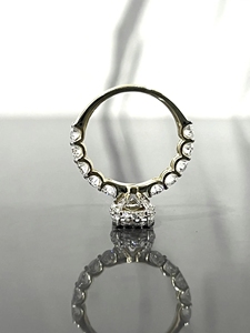 Custom Oval Cut Engagement <b>Ring</b> Set S925 Sterling <b>Silver</b> Moissanite <b>Rings</b> IGI Certified Claw Setting Wedding Luxury <b>Ring</b> - Product Image 5