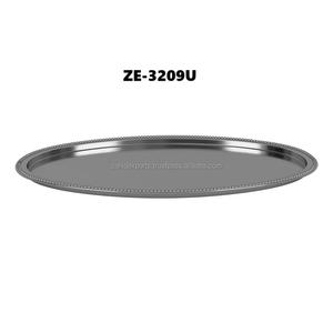 Plateau à bordure en corde plaqué or polonais fait main tendance et contemporain pour la décoration de la maison, décoration de Noël, plateaux décoratifs multi-pièces - Product Image 6