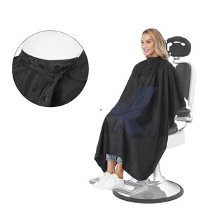 Cape de coiffeur de salon professionnel pour hommes/femmes-Cape de coupe de cheveux imperméable pour coiffure avec fermeture à pression réglable, salon - Product Image 1