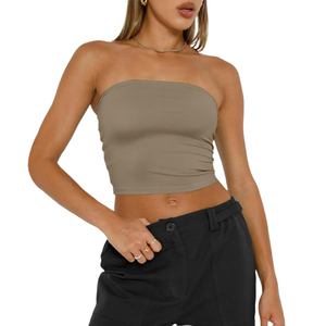 Women's Lightweight Breathable Tube <b>Top</b> Quick-Drying Yoga Vest for Great Fitness Routine New Trendy Tube <b>Top</b> in Running Fashion - Product Image 1