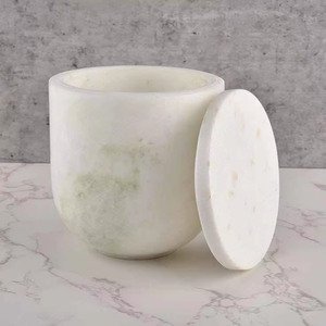 Pot en résine fait main blanc et noir, sûr pour les aliments, moderne et luxueux, pour le thé, le café et le sucre, fabriqué par un fabricant. - Product Image 2