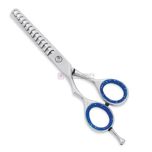 <b>Left</b> <b>Handed</b> Professional Hair Thinning <b>Scissors</b> Ergonomic Design Adjustable Tension Screw Ultra Sharp Blades Steel Rubber Hair - Product Image 1