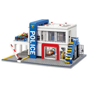 Set de Construcción de la Comisaría de Policía de Oxford, Bloques de Plástico ABS, Juguete de Construcción con Temática de Ciudad Moderna, Hecho en Corea, MTC-608 - Product Image 2