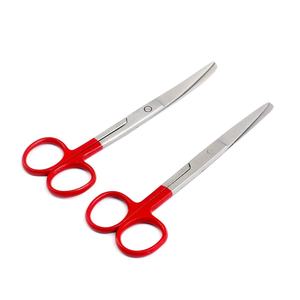 14cm Dressing Scissors Straight/Curved Silver German Stainless Steel Manual Instrument Set DC-<b>S</b>-<b>9</b> for General Surgery Dentavex - Product Image 6