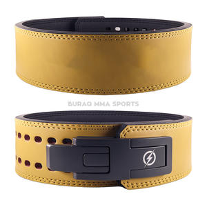 Cinturón de Levantamiento de Pesas para Entrenamiento en Gimnasio, Cinturón de Soporte de Fuerza con Logotipo Personalizado, Tamaño y Color por BURAQ MMA SPORTS - Product Image 2