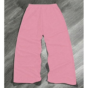 Baggy Sweatpants Men Women Loose Fit Wide Leg Streetwear Joggers Custom Printing Embroidery OEM Supplier 100% Cotton Fleece - Product Image 2