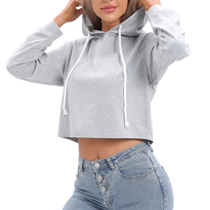Nouvel Arrivage Eagle Sports Sweat à Capuche Court pour Femme Hiver, Qualité Supérieure, Toile Épaisse Respirante et Imperméable, Coupe Oversize - Product Image 1
