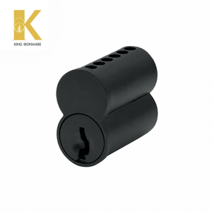 Cylindre de serrure SFIC à remplacement rapide, laiton noir mat, 6 goupilles, clé G, pour la sécurité des portes commerciales - Product Image 1
