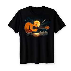Camiseta de Algodón con Estampado Reflectante para Hombre, Estilo Urbano y Moderno, Diseñada para Comodidad y Moda - Product Image 1
