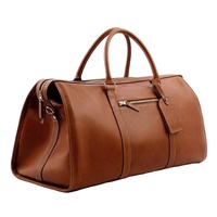 Bolsa de Lona de Cuero Genuino de Primera Calidad, Impermeable, Estilo Vintage, Ligera, Ecológica, de Gran Capacidad, con Cierre, Portátil