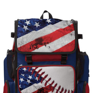 Sacs à dos de sport pour équipement de baseball, sacs personnalisés par sublimation, sacs d'école professionnels pour le baseball, pour hommes, légers et durables - Product Image 5