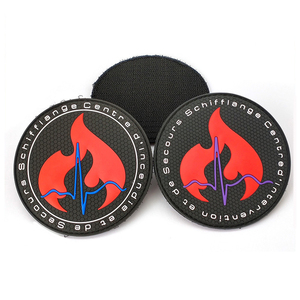 Fashion Custom Rubber Badge Soft Hook And Loop Sunshine And Beach Pvc Patches Silicone <b>Iron</b> On Patches For Clothing - Product Image 4
