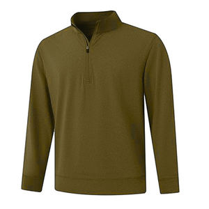 Sweat-shirt à capuche zippé pour homme, en tricot écologique, à manches longues, col montant, tissu respirant, personnalisable - Product Image 4