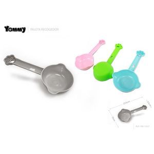 Cuchara para Comida de Mascotas Yommy, 24 cm, Diseño de Gato Verde, para Almacenamiento de Comida Seca - Product Image 5