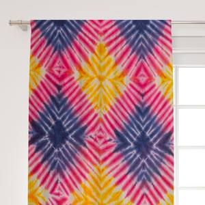 ผ้าม่านพิมพ์ลายบล็อกอินเดียสไตล์โบฮีเมียน ผ้าฝ้ายสำหรับหน้าต่าง ลายดอกไม้ สำหรับห้องนั่งเล่น ห้องนอน โรงแรม ขายส่ง - Product Image 2