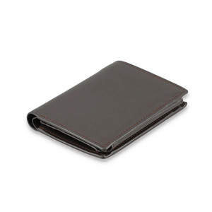 Cartera Bifold de Cuero Genuino Delgada de Alta Calidad OEM para Hombre, con Logotipo Personalizado, Bloqueo RFID, Duradera, Multifuncional, Bordado Grande 2026 - Product Image 1