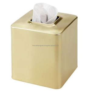 Présentoir de table organisateur de serviettes boîte de rangement tôle artisanale distributeur de mouchoirs en métal boîte à serviettes décorative en vente de gros - Product Image 4
