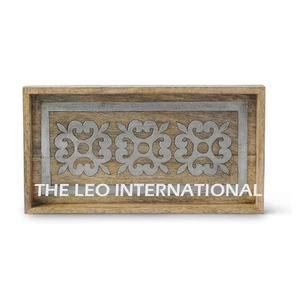 ถาดเสิร์ฟอาหารไม้รักษ์โลก รูปทรงสี่เหลี่ยมผืนผ้า สีน้ำตาล ดีไซน์สร้างสรรค์ คุณภาพระดับพาณิชย์ ทนทาน - Product Image 1