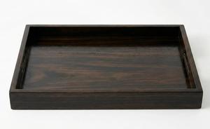 Bandeja de Servicio de Madera Maciza Hecha a Mano, de Grado Comercial, con Asas, Ecológica, Duradera, para Uso en Catering, Bandeja para Mesa de Café, Regalo de Inauguración de Casa - Product Image 3